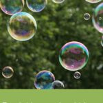 image of bubbles with text overlay Fresh Ideas for Homeschool