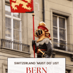 image of Bern, Switzerland medieval statue. A must see attraction from CaptivatingCompass.com