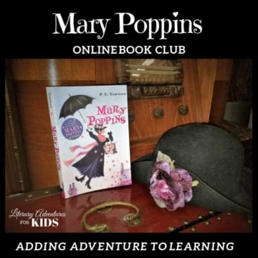 image of Mary Poppins Online book club by literary adventures for kids at www.captivtingcompass.com