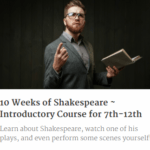 Image of online course "10 weeks of Shakespeare" by Music in Our Homeschool on www.captivatingcompass.com