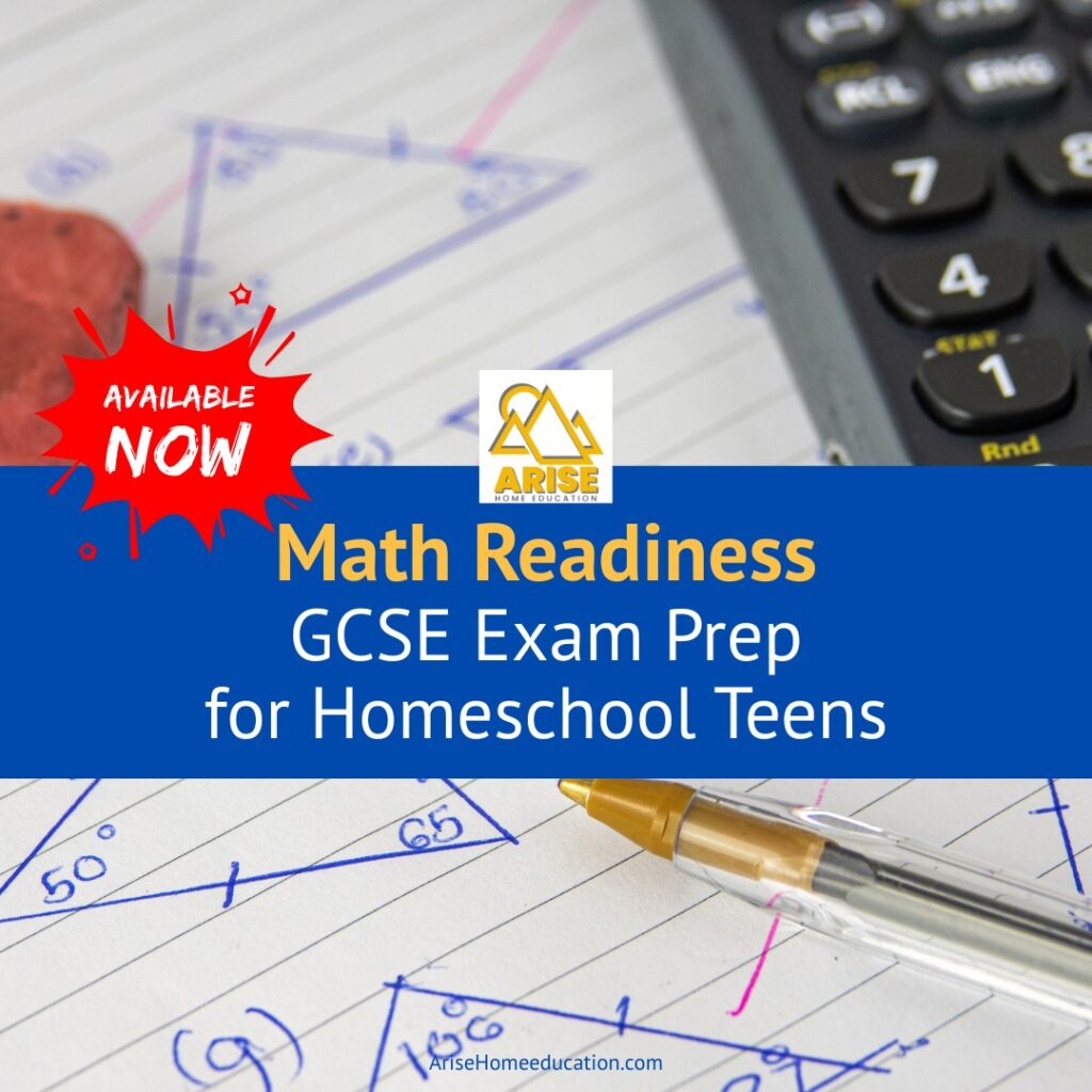 math success comes down to math readiness for high schoolers. preparing for GCSE Exams or US qualifications as homeschoool teens