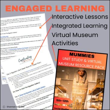 image of Virtual Tour Egyptian Mummies unit study