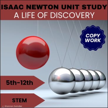 image of Isaac Newton Unit Study: A Life of Discovery - Copywork