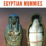 image of egyptian mummies with text overlay. Virtural Tour & Unit Study Egyptian Mummies from www.CaptivatingCompass.com