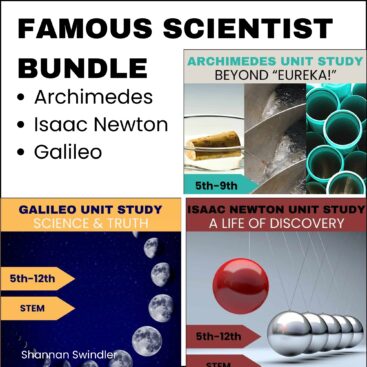 image of famous scientist bundle from CaptivatingCompass.com