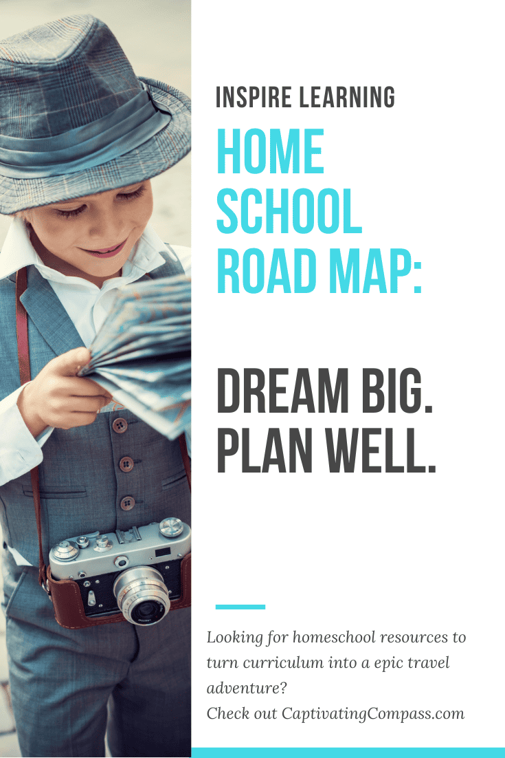 Homeschool Road Map Captivating Compass Family Travel Resources   Homeschool Road Map Pin 