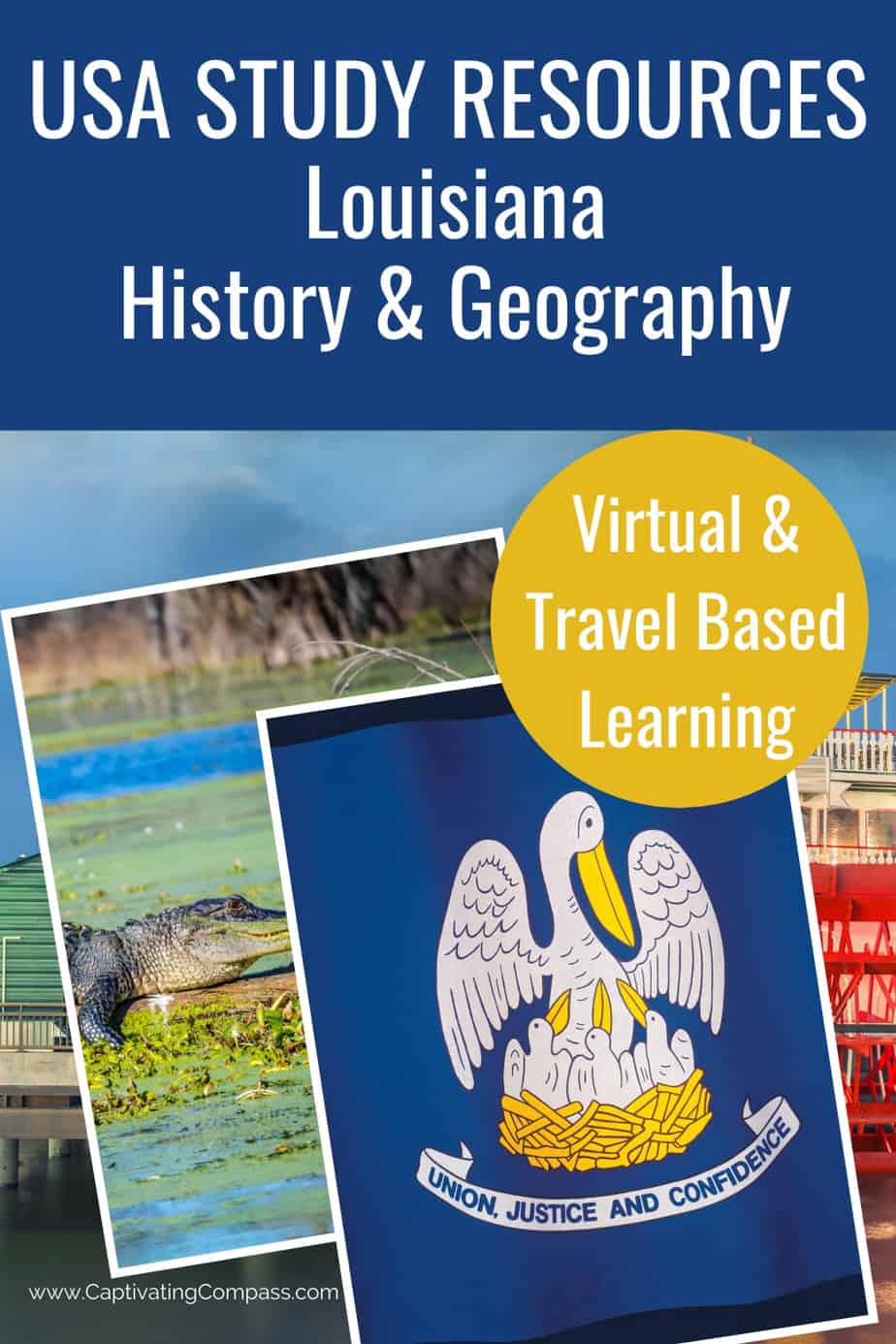 Louisiana State Study Pack | Virtual Learning | Captivating Compass