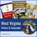 image of West Virginia State Study pack available at www.CaptivatingCompass.com