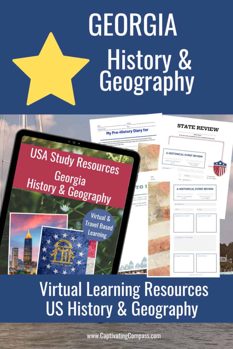 Georgia State Study Pack | Virtual Learning | Captivating Compass