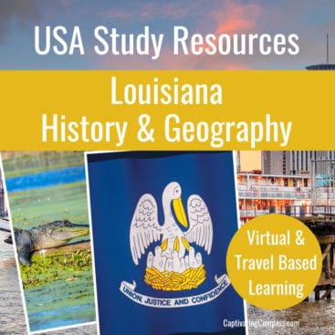 image of Louisiana State Study pack available at www.CaptivatingCompass.com