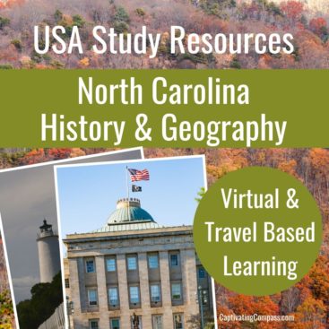 image of North Carolina State Study pack available at www.CaptivatingCompass.com