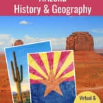 The Arizona State Study Pack is a digital download offering a comprehensive unit study about New Mexico. It is a stand-alone study that can be combined with any US history or geography curriculum. Get started now.
