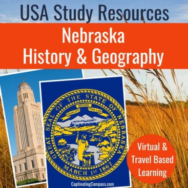image of Nebraska State Study pack available at www.CaptivatingCompass.com