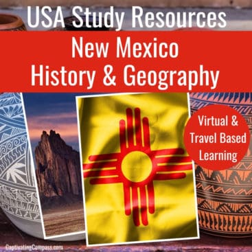 image of New Mexico State Study pack available at www.CaptivatingCompass.com