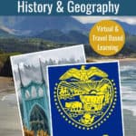 The Oregon State Study Pack is a digital download offering a comprehensive unit study about New Mexico. It is a stand-alone study that can be combined with any US history or geography curriculum. Get started now.