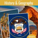The Utah State Study Pack is a digital download offering a comprehensive unit study about New Mexico. It is a stand-alone study that can be combined with any US history or geography curriculum. Get started now.