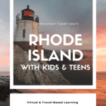image of Rhode Island with textoverlay Rhodeisland with kids and teens from CaptivatingCompass.com