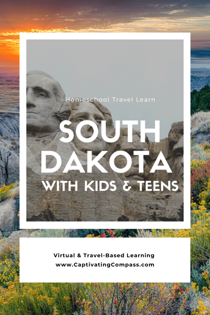 image of South Dakota tourist attractions with text overlay from captivatingcompass.com