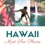 collage image of must see places in Hawaii for families from CaptivatingCompass.com