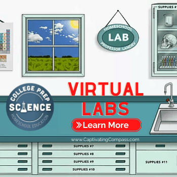 image of Virtual Labs from College Prep Science at www.CaptivatingCompass.com