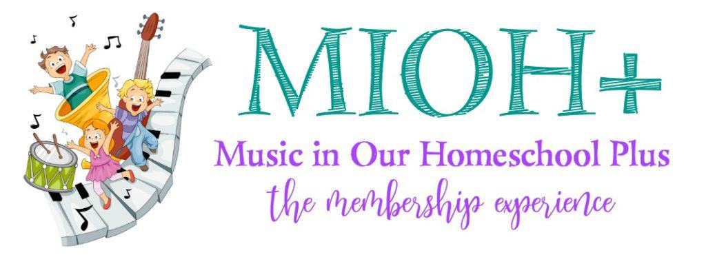 image of music in our homeschool membership availalbe at www.CaptivatingCompass.com