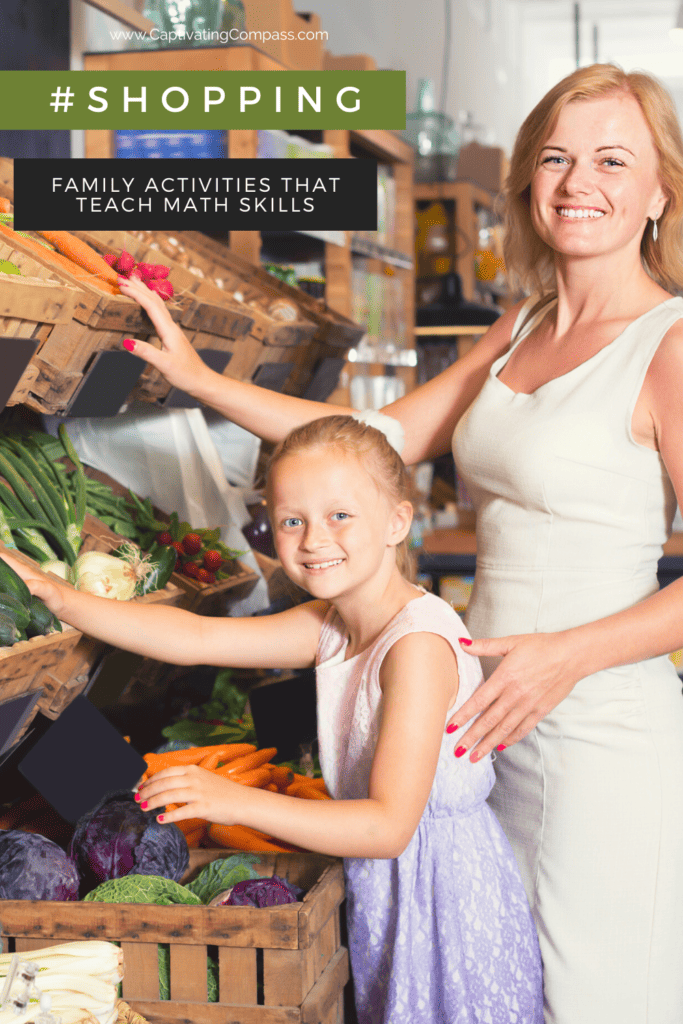 image of mom and daughter shopping for produce