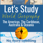 No more cobbling your World Geography curriculum together and hoping it works! Everything you need is included in the Let's Study The Americas, the Caribbean, Australia & Oceania Bundle! 9 weeks of World Geography at your fingertips. Buy now fromCaptivatingCompass.com