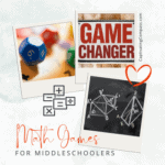 collage image of mathgames for middleschoolers from captivatingcompass.com