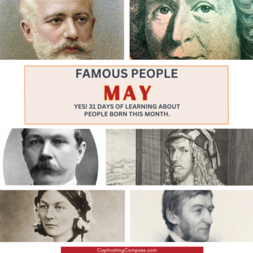 Let's Study Famous Folks - May Calendar