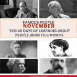 image of famous people born in November from CaptivatingCompass.com