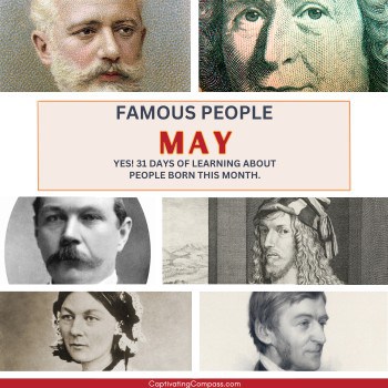 impage of famouse people born in may fromCaptivatingCompass.com