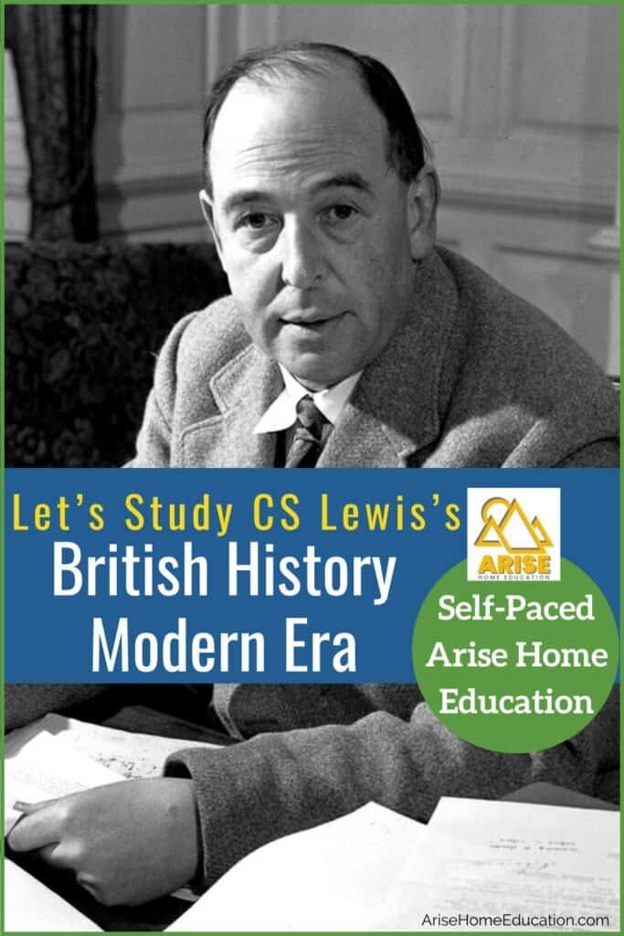 image of Arise Home Education self paced course based on the life and times of CS Lewis, one of the famouls folks born in November.