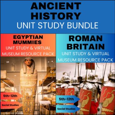 image of Ancient History Unit Study And Virtual Museum Resource Bundle