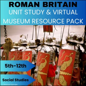 imge of Roman Britain Unit Study & Resource Pack including Vitual museum tour tips