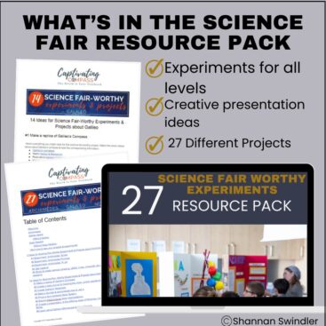 image of 27 Science Fair Worthy Experiments & Projects Resource Pack