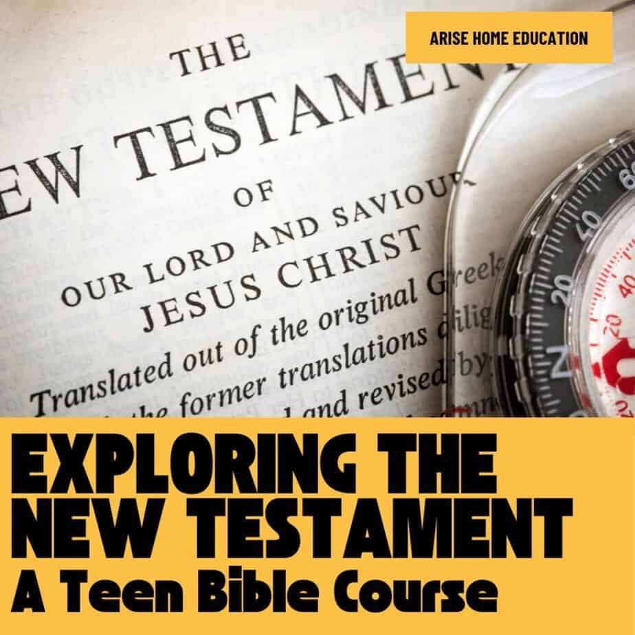image of Exploring the New Testament | Online Bible Class for Teens blog post at Arise Home Education