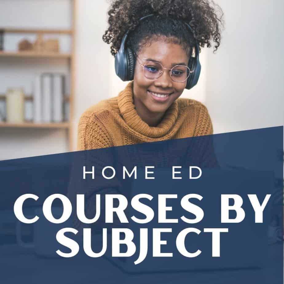 image of teen enjoying faith-filled learning with Arise Home Education online classes