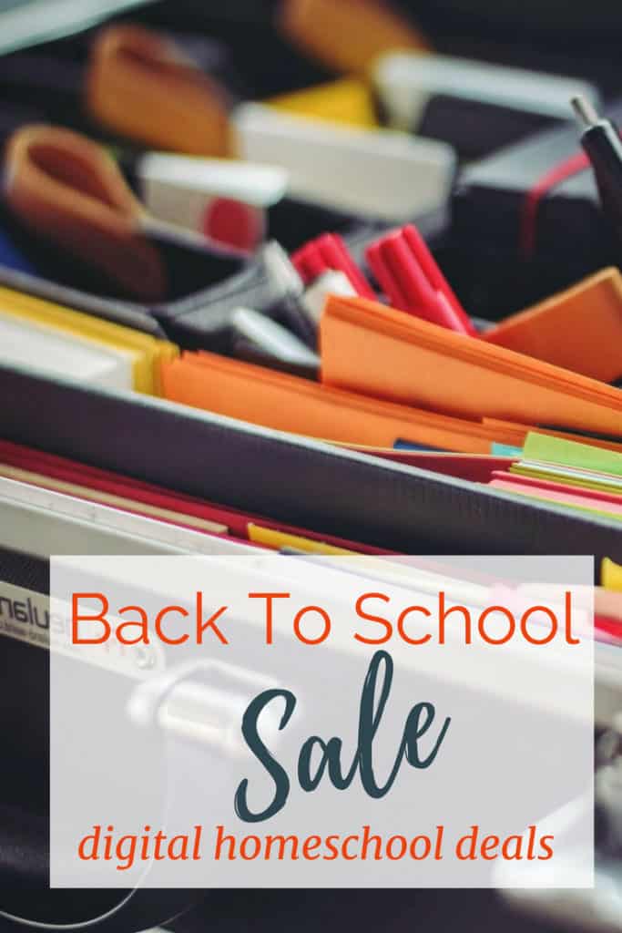 Back To School Sale Digital Homeschool Resources